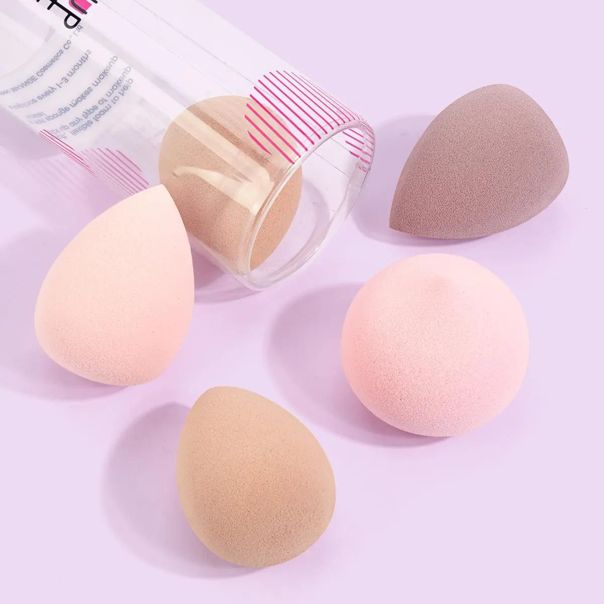 MAANGE Makeup Sponge, Beauty Sponge, 5 Counts Soft Makeup Blending & Facial Detailing Sponge Makeup Blender, Professional Makeup Accessories, Makeup Tools for Women, Gift, Makeup Products