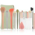 Docolor Morandi Makeup Brushes Set 17Pcs Makeup Brushes with Makeup Bag